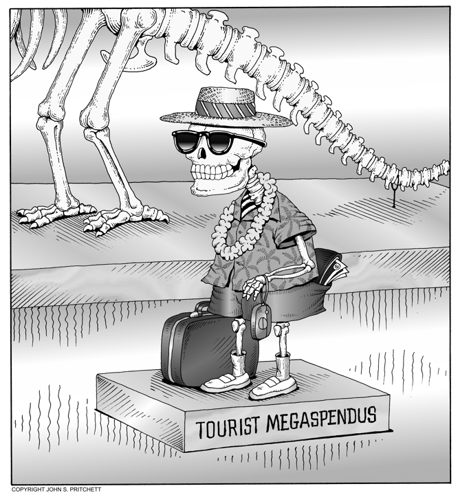 tourism political cartoon