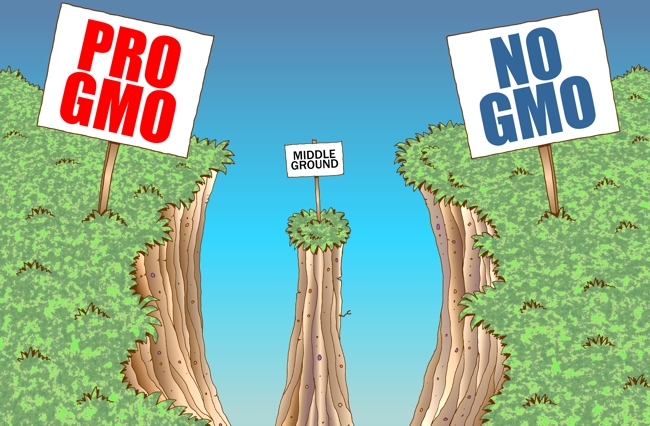 GMO Cartoon Genetically Modified Organism Debate Cartoon No Middle GMO Cartoon Genetically Modified Organism Debate Cartoon No Middle