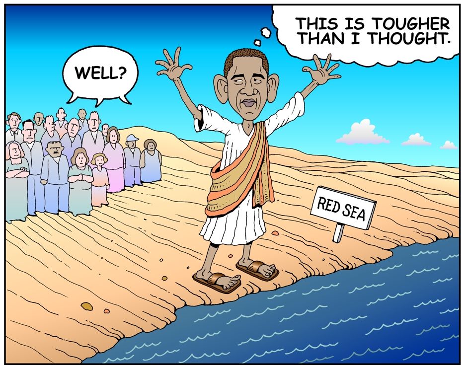 Image result for messiah obama cartoons